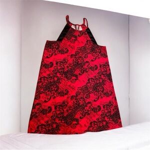 Apt. 9 Red Black Damask Chemise Halter Intimates
Sleepwear Size M